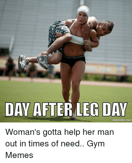 50 Hilarious After Leg Day Meme 