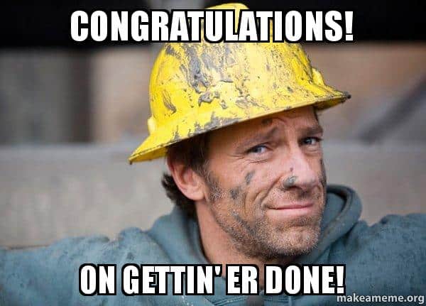 congratulations on your new job meme