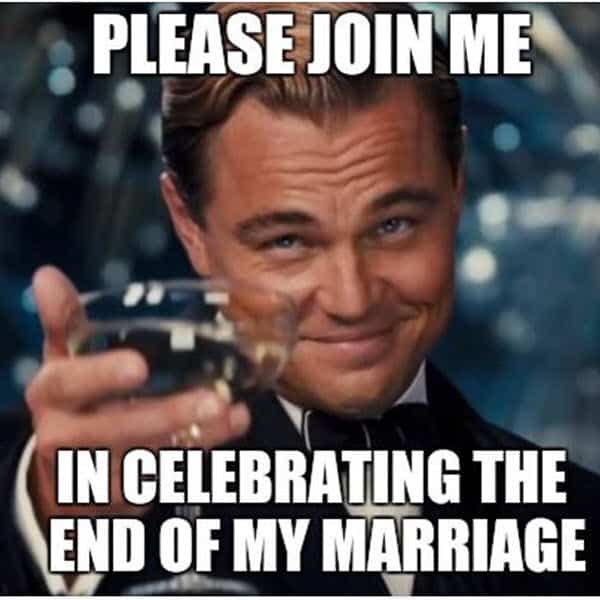 divorce celebration memes