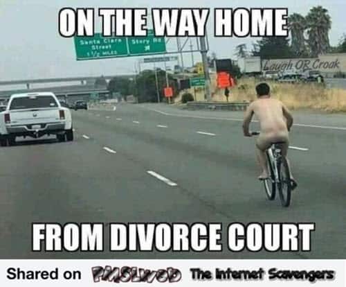 divorce on the way home memes