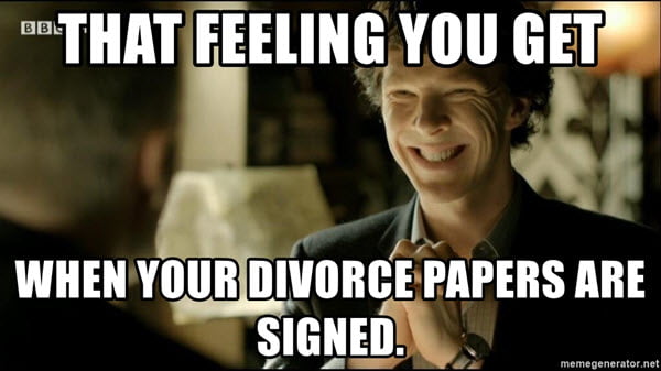 25 Divorce Memes That Are Simply Hilarious