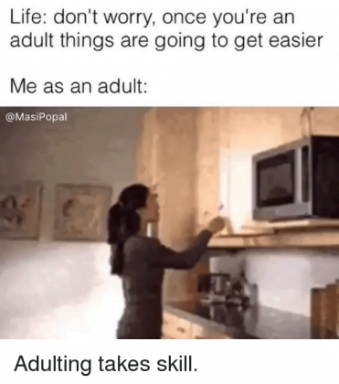 25 Funny Adulting Memes For Panicking Grown Ups - SayingImages.com