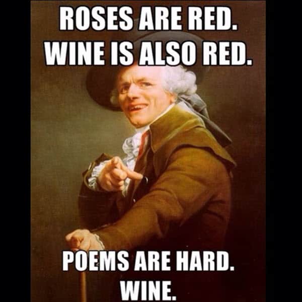 drinking poem meme