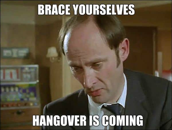 drunk hangover memes