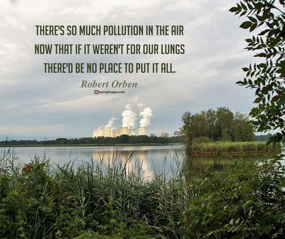 citations sur la pollution du jour de la terre