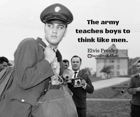 elvis presley army quotes