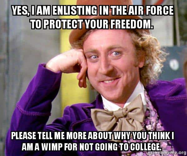 air force girlfriend meme