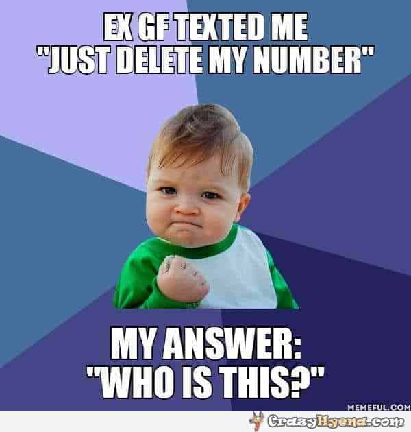 ex girlfriend text memes