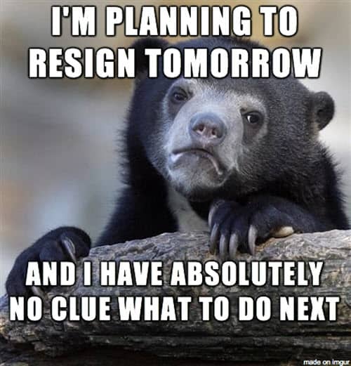 exhausted resign meme