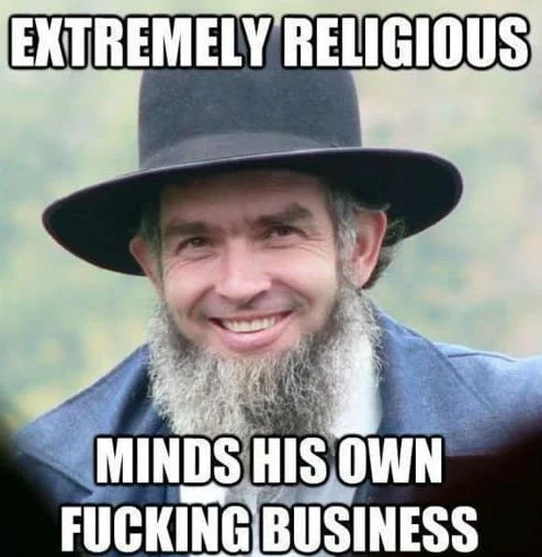 amish motorboat meme