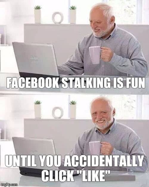 facebook stalking meme