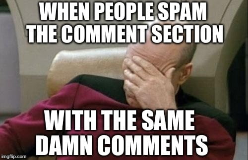 facepalm spam memes
