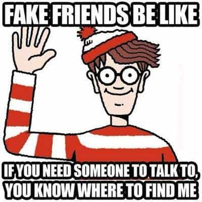 fake friends meme