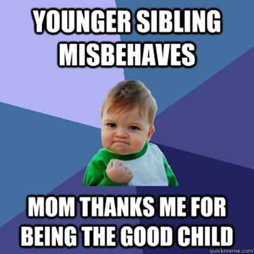 family younger sibling memes