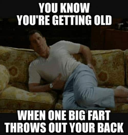 fart getting old meme