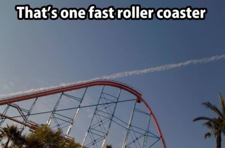 fast rollercoaster meme