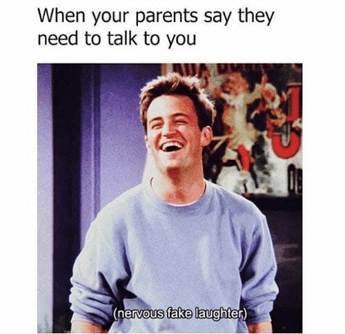 friends parents meme