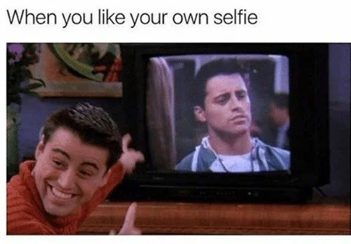 friends selfie meme