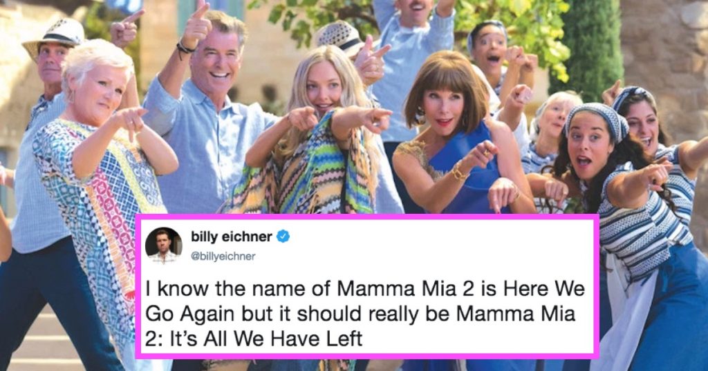 frustrated with mamma mia meme