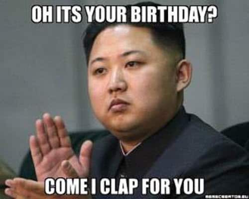 funny birthday clap for you memes