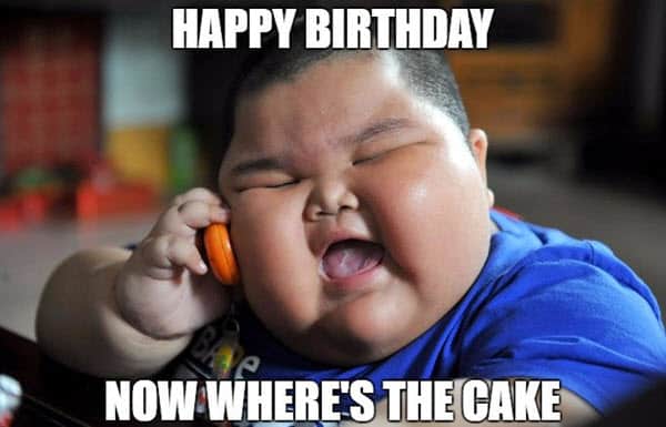 funny birthday wheres the cake memes