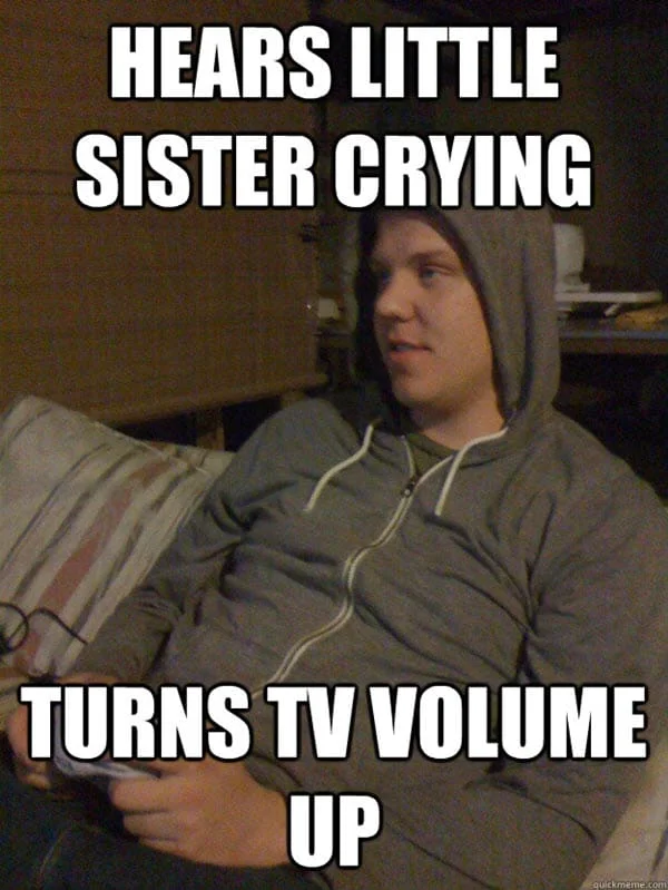 funny brother little sister memes