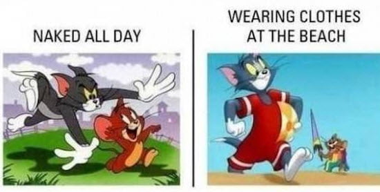 funny cartoon clothes memes