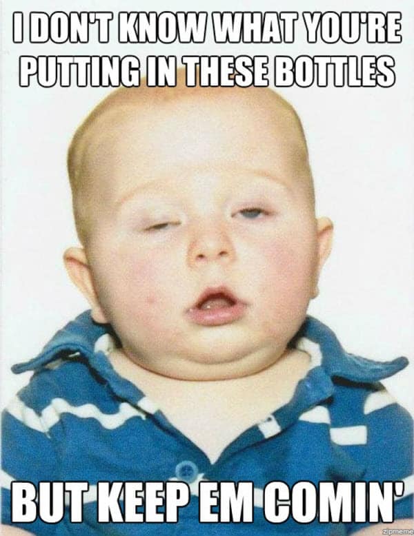 funny drunk baby memes