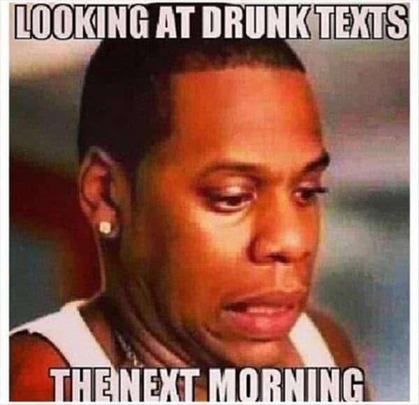 funny drunk texts memes