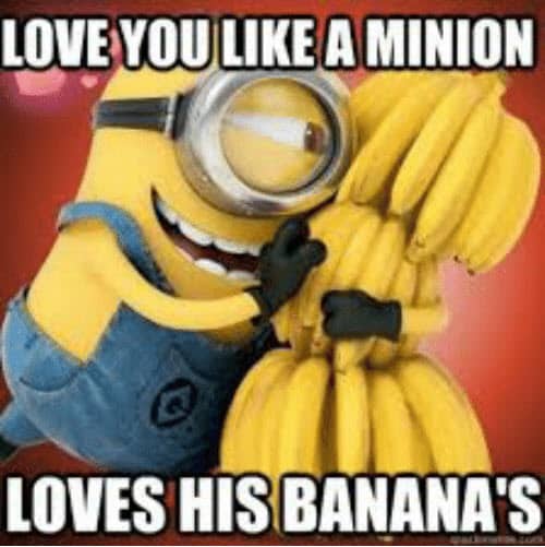 funny i love you like a minion meme