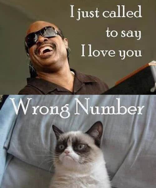 Funny I Love You Wrong Number Meme