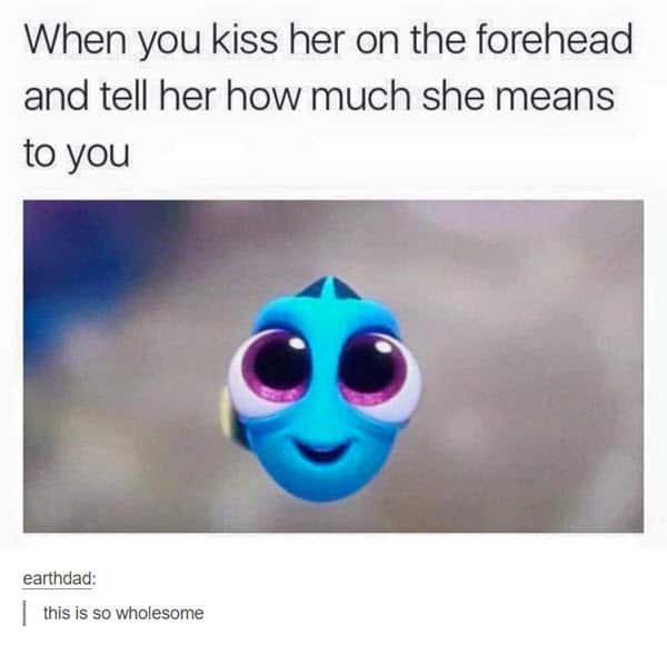funny relationship kiss on the forehead memes