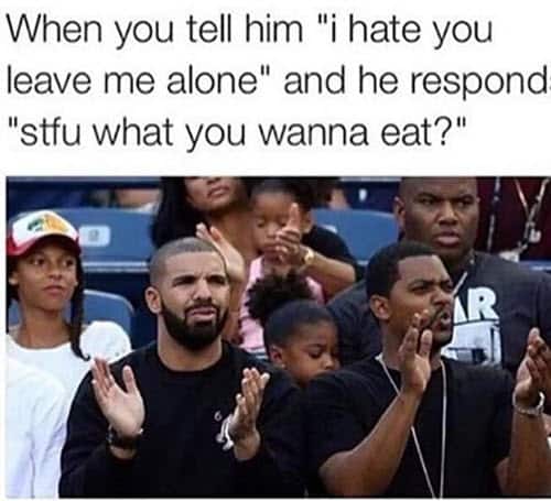 funny relationship leave me alone memes