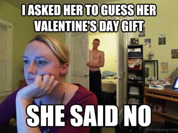 funny valentines day gift meme