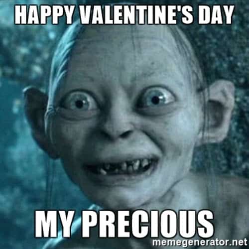 funny valentines day precious meme