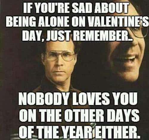 funny valentines sad meme