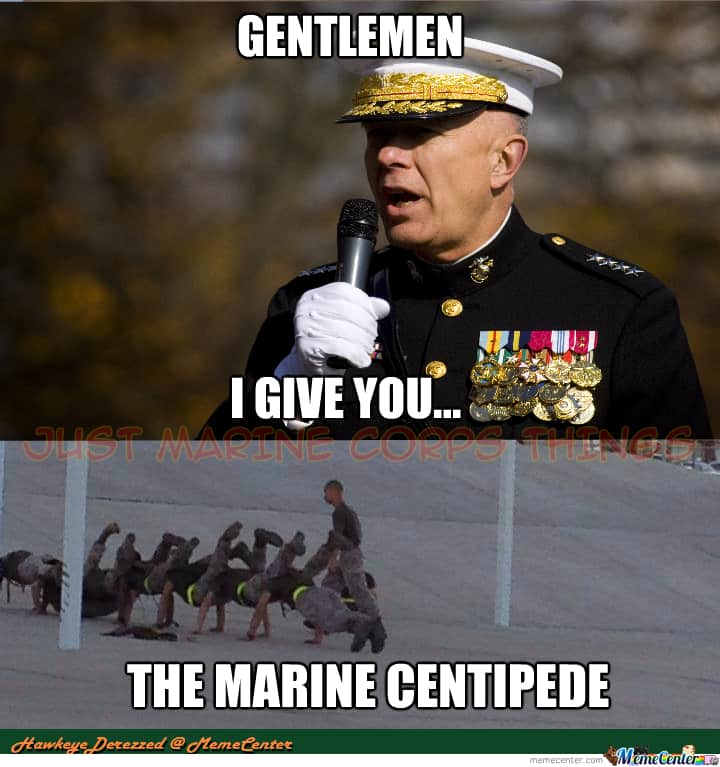 gentlemen i give you the marine centipede corps memes