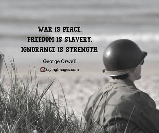 george orwell war quotes