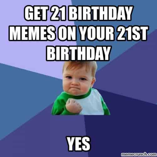 20 Funniest Happy 21st Birthday Memes