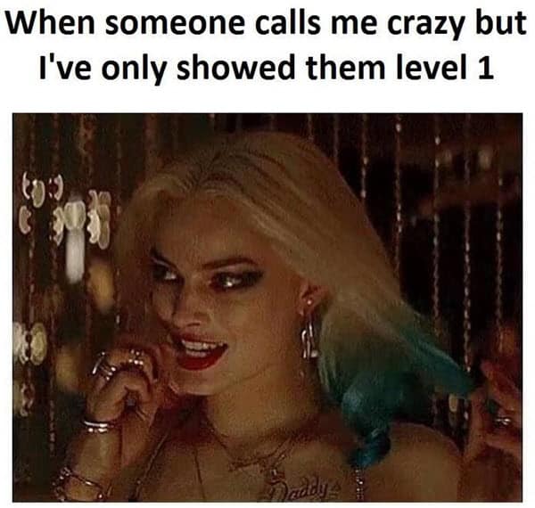 girlfriend someone calls me crazy level 1 meme