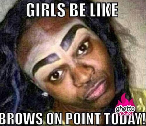 Image result for eyebrow meme