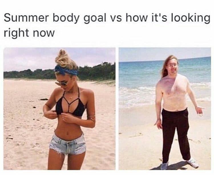 25 Hot And Hilarious Summer Body Meme Sayingimages Com