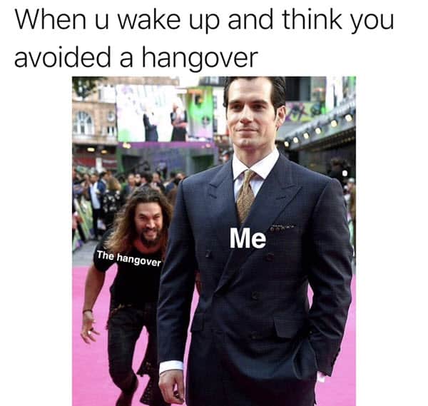 hangover avoided memes