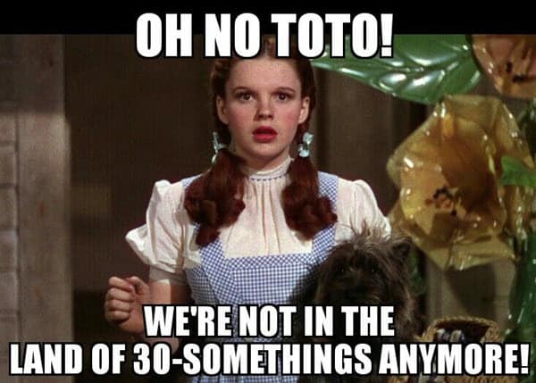 happy 40th birthday wizard of oz meme