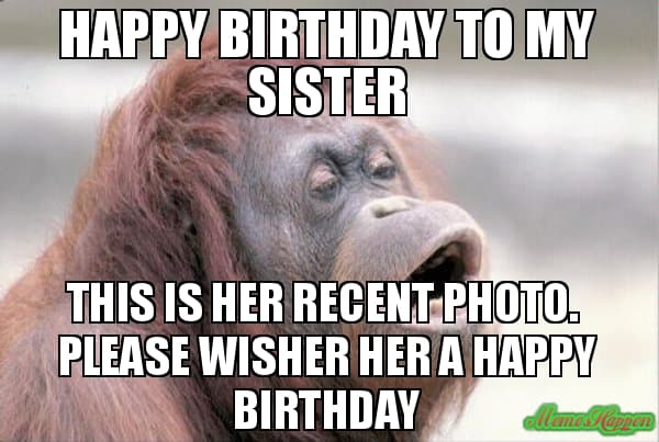 Featured image of post Happy Birthday Wishes For Sister Funny