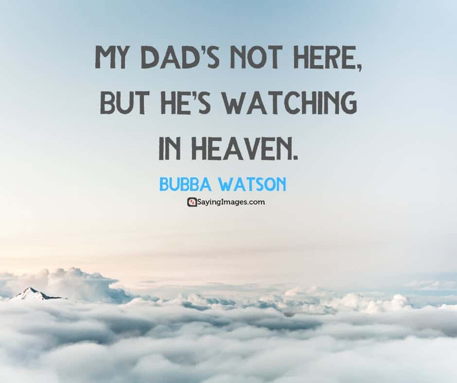 happy fathers day heaven quotes