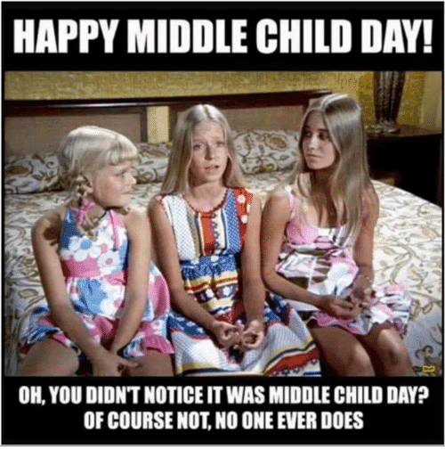 middle child day memes