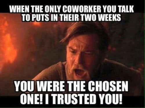 hate work chosen one meme