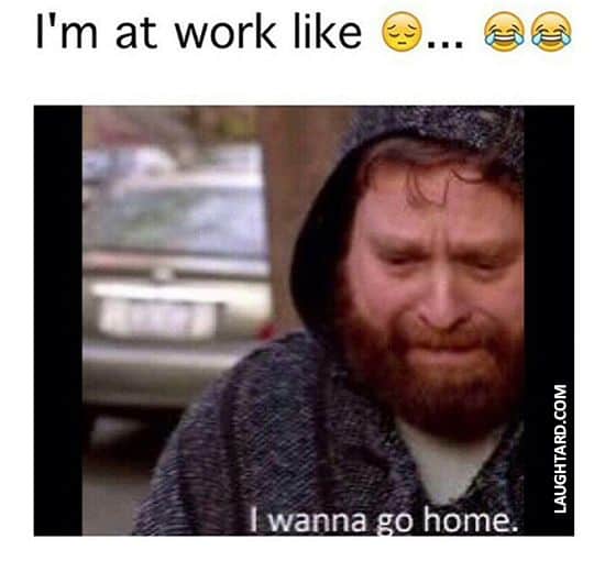 Hate Work Wanna Go Home Meme