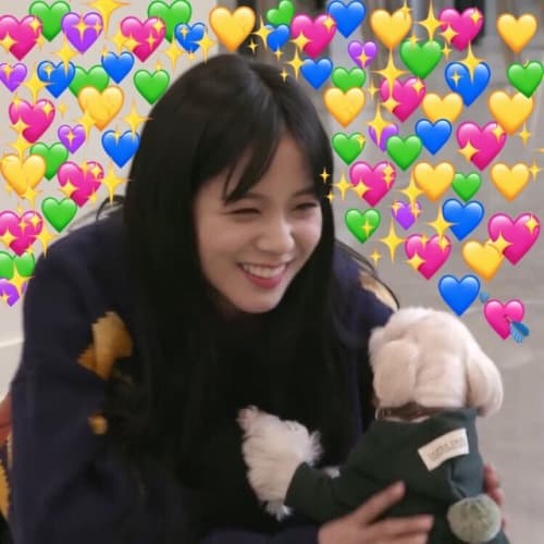 hearts jisoo meme